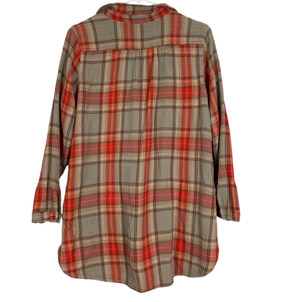 Free People x CP Shades Plaid Campfire Teton Tunic Dress Size XS - Picture 3 of 10
